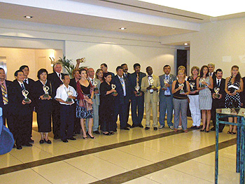 Међу лауреатима у Риму: Генерални директор „Београдских електрана“ на свечаности у Otherways International Management and Consulting, 7. јула 2008.
